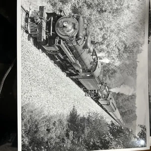 Canadian Pacific 3217 Pocono Sum Pa Steam Locomotive 10x8 Photo Steamtown 1995 - Picture 1 of 2