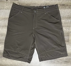 Kuhl Renegade pantaloncino 12" cucitura interna grigio scuro uomo taglia 38 - Foto 1 di 8