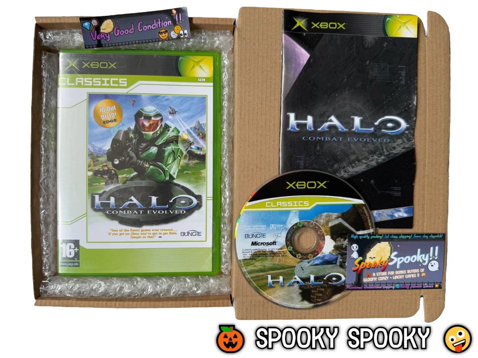 Halo XBOX Classics - UK PAL VGC CIB - High Quality Packing - Tracked - Image 1 of 4