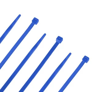 NavePoint 20 Inch Nylon Blue Cable Ties 50 Lbs 100 Pack - Picture 1 of 3