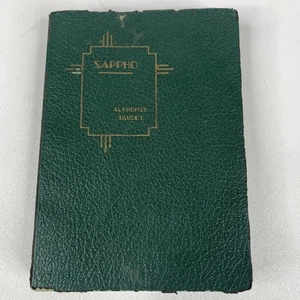 Sappho by Alphonse Daudet 1933 Softcover RARE - Picture 1 of 14