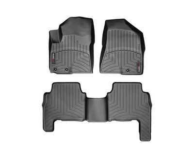 Forro de piso WeatherTech para Kia Sorento 2011-2013 - 1ª y 2ª fila, negro Foto 1 de 4