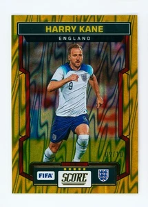 2023-24 Harry Kane Panini Score Gold Swirl England Soccer Card 9/10 Jersey # 1/1 - Picture 1 of 3