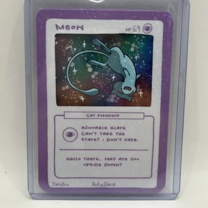 Tarjeta Derpy Personalizada Pokederp Meow Coro Mew Holo Poke Derp Pokemon Sku324 - Imagen 1 de 2