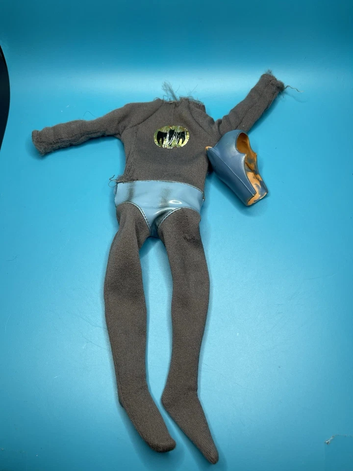 Vintage 1966 Ideal Captain Action Batman Suit And Cowl Hong Kong - Image 1 of 4