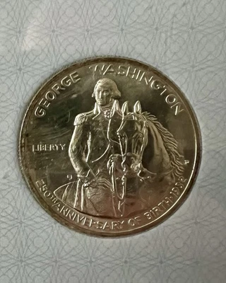 1982D George Washington Silver Commemorative 50c  MS - Image 1 of 4