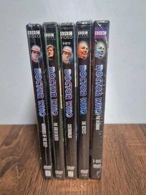 Doctor Who - BBC Various Years 5 DVD Lot  STILL SEALED 1, 2, 3, 6, 69, 117, 131 - Image 1 of 4