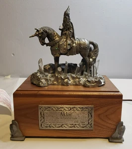 Aklar Zauberer des Lichts Michael Ricker Mythologie Sammlung 288/500 Zinn - Bild 1 von 15