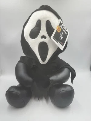 HugMe Ghost Face Shake Action Plush Scream Huggable 16” Doll Black KidRobot NWT - Image 1 of 4