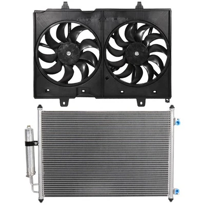 AC Condenser Cooling Fan Kit For Nissan Rogue 2010 2011 2012 2013 — 第 1/4 张图片