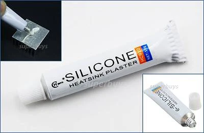 Thermal Silicone Conductive Adhesive Glue Bond Bind Paste Tube Heatsink Plaster - image 1 of 3