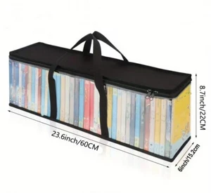 CD Holder Case Clear Large Capacity Kids Toy Storage DVD Case CD Storage Bag H3 - Picture 1 of 7