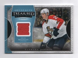 2015-16 Artifacts Treasured Swatches Jerseys Blue #TSNB Nick Bjugstad PANTHERS - Picture 1 of 2