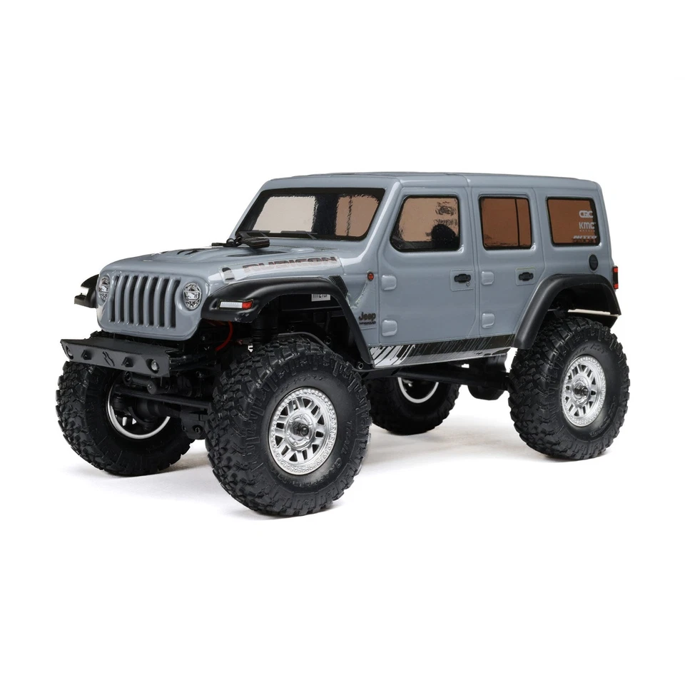 Axial SCX24 Jeep Wrangler JLU 4WD RTR Scale Mini Rock Crawler Gray AXI00002V3T3 - Image 1 of 4