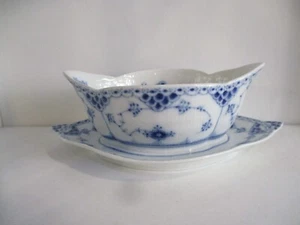 Royal Copenhagen Halbspitze Musselmalet Sauciere 1 Wahl Modell 563 - Bild 1 von 8