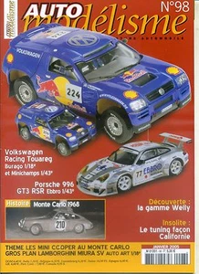 AUTO MODELISME n°98 01/2005 MONTECARLO 1968 VW TOUAREG PORSCHE. - Imagen 1 de 1