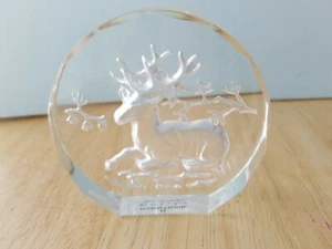 Pisapapeles Danbury Mint Wildlife Crystal's Collection 3" reno con Alemania - Imagen 1 de 5