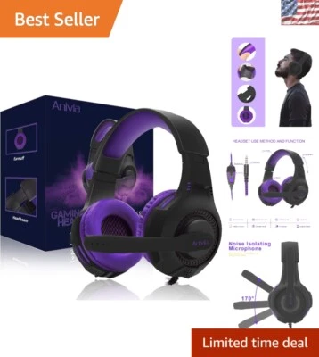 Comfortable Over-Ear Gaming Headset - Noise Isolation & Multi-Platform Support - Image 1 of 4