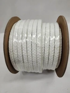 Cuerda de fibra cerámica - 5/8 pulgadas - (trenzada cuadrada) - Imagen 1 de 7