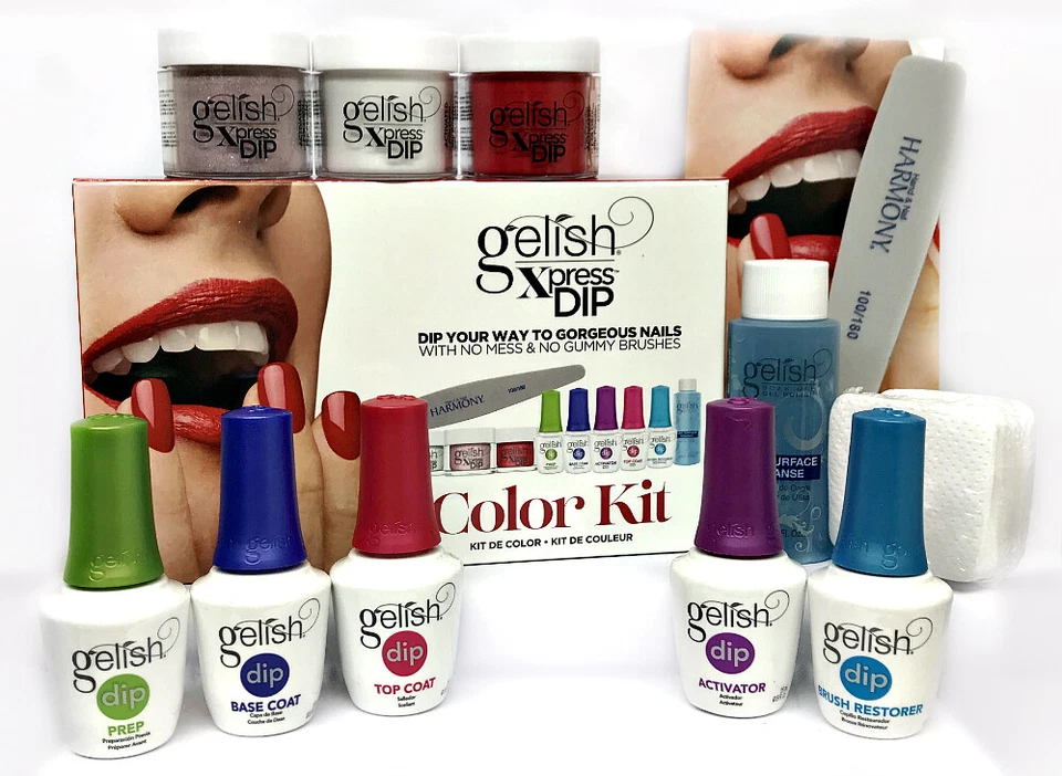 BIG SALE ! NIB Harmony Gelish Xpress DIP - COLOR KIT - Изображение 1 из 1