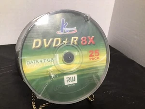 K Hypermedia DVD+R 25 Discs 8x Speed 4.7 GB 120 Min New Sealed Package - Picture 1 of 3