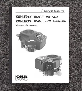 Engine Workshop Service Manual Fits Kohler Courage 20 22 23 24 25 26 27 HP - Picture 1 of 21