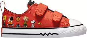 Converse X Peanut Infant Chuck Taylor All Star 2V Ox Signal Red/Black Size 9 - Picture 1 of 8