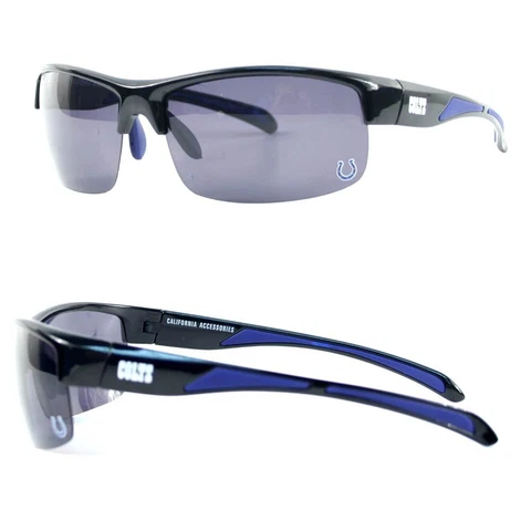 INDIANAPOLIS COLTS SPORTS BLADE SUNGLASSES POLARIZED AND W/FREE POUCH/BAG NEW Cover