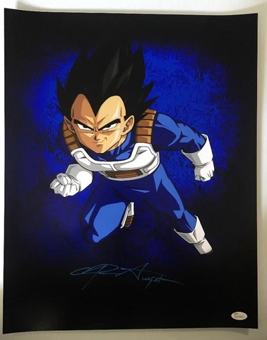 Chris Sabat Signed Autographed 16x20 Photo Dragon Ball Z Vegeta JSA Witness COA Cover