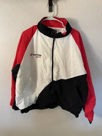 VTG YOKOHAMA MOTORSPORTS K PRODUCTS WINDBREAKER RACING JACKET MEN’S SIZE LARGE Cover