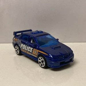 Subaru Impreza WRX 2007 07 policía coleccionable escala 1/64 diecast modelo diorama - Imagen 1 de 4