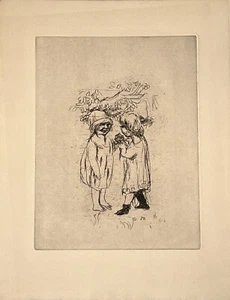 PIERRE BONNARD"SAINTE MONIQUE B111-43"Original etching Editeur Ambroise Vollard - Picture 1 of 7