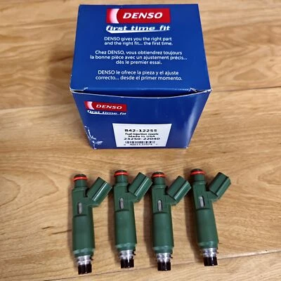 New 4X DENSO Fuel Injectors For Toyota Corolla Celica 1.8L 2000-2007 23250-22040 - Image 1 of 4