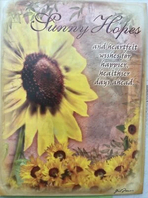 Leanin Tree sunflower feel better soon - Image 1 of 4