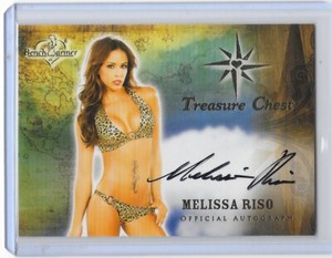 Melissa Riso 2015 BenchWarmer Bench Warmer Treasure Chest Autograph Auto Card
