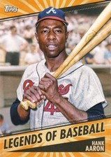 #LOB-7 Hank Aaron - Atlanta Braves - 2021 Topps Opening Day Baseball - Legends o