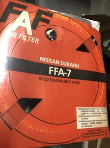 A105 NISSAN AIR FILTER "FAF" MADE IN AUSTRALIA BY JB MORGAN FAWKNER WITH PROOF - Picture 1 of 11