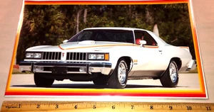 EXTRA GROSSER, riesiger 1977 PONTIAC CAN AM 6,6 Liter vollfarbiger Fotoaufkleber - Bild 1 von 3