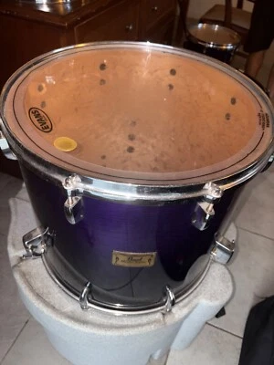 PEARL MASTERS STUDIO, 5 TAMBORES PURPLE BIRCH SHELL, 24",12",18" + 2 CAJAS Foto 1 de 4