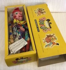 Vintage Pelham Puppets SM Clown Multicoloured Outfit Boxed Good Used Condition