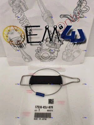 本田原始设备制造商燃油箱后带 CRF100F CRF80F XR100 XR80 17516-KSJ-670 — 第 1/2 张图片