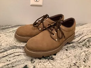 Vintage Colorado Short Hiking Boots Brown Leather Shoes 8.5 Oxfords Y2k - Picture 1 of 9