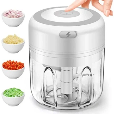 Electric Vegetable Chopper, USB Garlic Grinder, 250ML Portable Food Processor - Image 1 of 4
