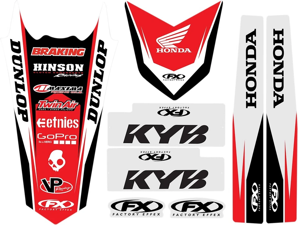 Kits de molduras universales Factory Effex rojo 17-50322 Foto 1 de 1