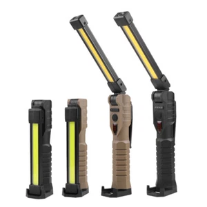 Portable COB LED Magnetic Work Light Rechargeable Inspection Torch Lamp Flexible - Picture 1 of 14