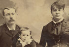 FROM BROOKFIELD, MO, FAMILY IDED ON BACK, PHOTO OF PARENTS + CHILD