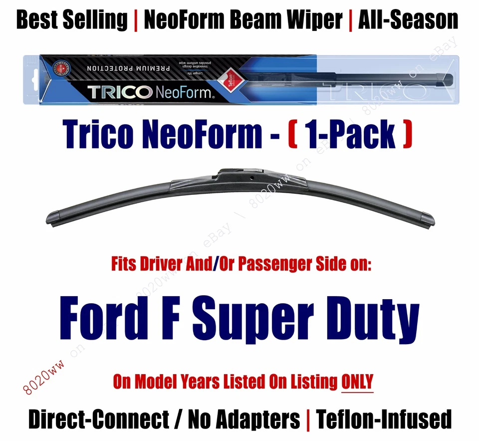 Super Premium NeoForm Wiper Blade (Qty 1) fits 1997 Ford F Super Duty - 16220 - Image 1 of 1