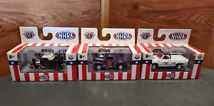 NUOVE MACCHINE M2 NHRA CHAMPIONSHIP DRAG RACING SET DI 3 AUTO ESCLUSIVE WALMART - Foto 1 di 14