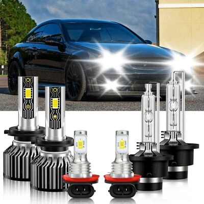 LED HID Headlight High Low Beam Fog Light For Mercedes-Benz CLK63 AMG 2008-2008 - Image 1 of 4