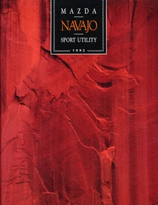 1992 Mazda Navajo 16-page Original Car Sales Brochure Catalog - Picture 1 of 8